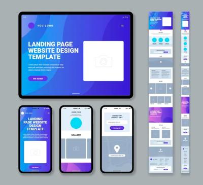 Готовый Landing Page на базе Bootstrap купить