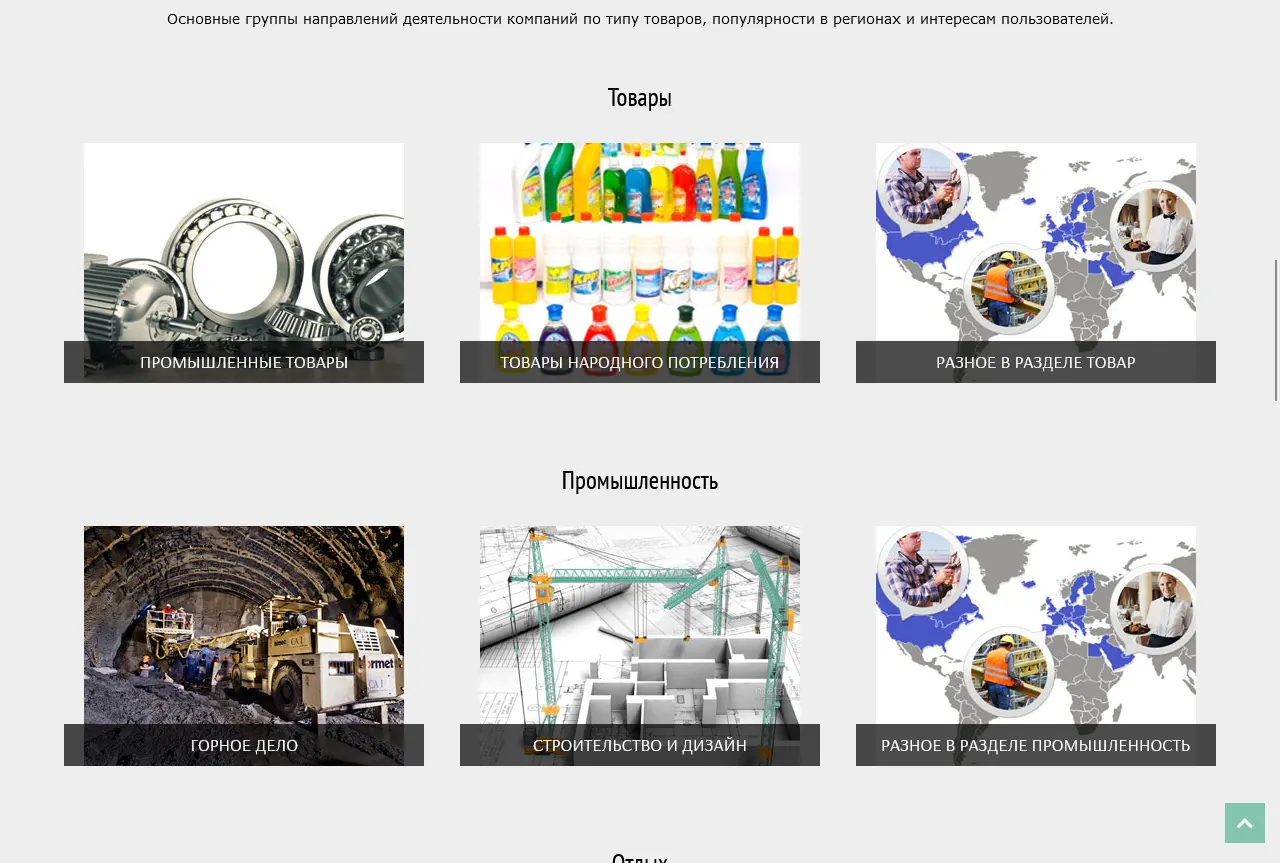 Международный бизнес-портал и каталог на 3-х языках